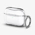 ACS05481 - Apple AirPods Pro 2 Case Ultra Hybrid in crystal clear showing the front